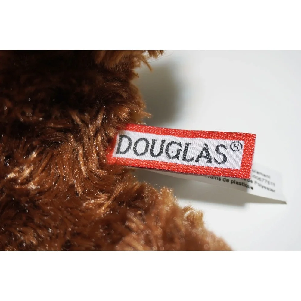 Douglas Cuddle Toys Bosco Chocolate Labradoodle Dog Stuffed Animal Plush 8